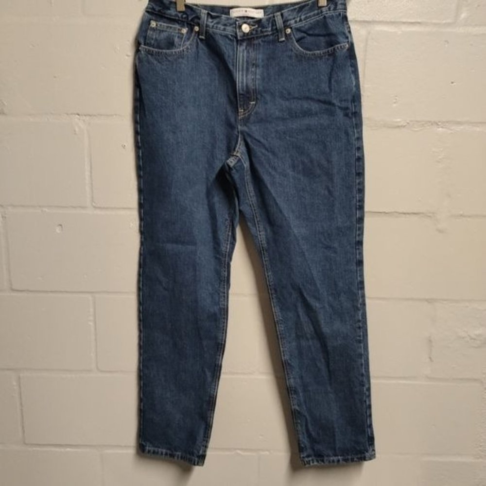 Women's size 14 Tommy Hilfiger 90s Y2K dark wash mom jeans Perfect T Jeans